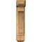 Ekena Millwork Imperial Craftsman Smooth Bracket w/ Offset Brace, Western Red Cedar, 5 1/2"W x 14"D x 26"H BKT0604X14X26IMP04SWR - alternate 4